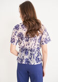Blusa Sun con stampa floreale BEIGE LATTE Donna immagine n. 4