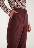 Piky Milano stitch trousers BLUROSSO CHIANTI Woman image number 3