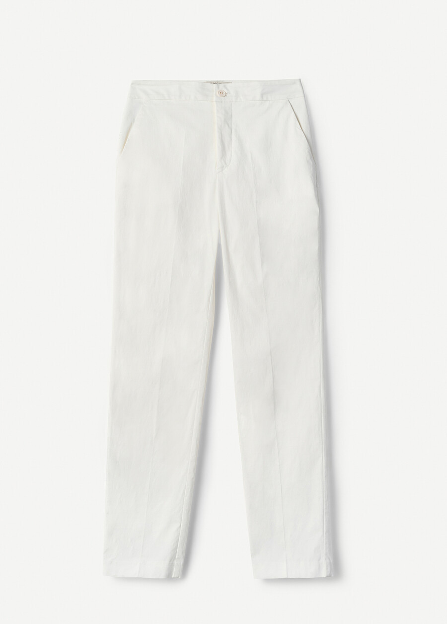Alice bengaline trousers BLUBIANCO WHITEMARRONENERO BLACK Woman , image number 5
