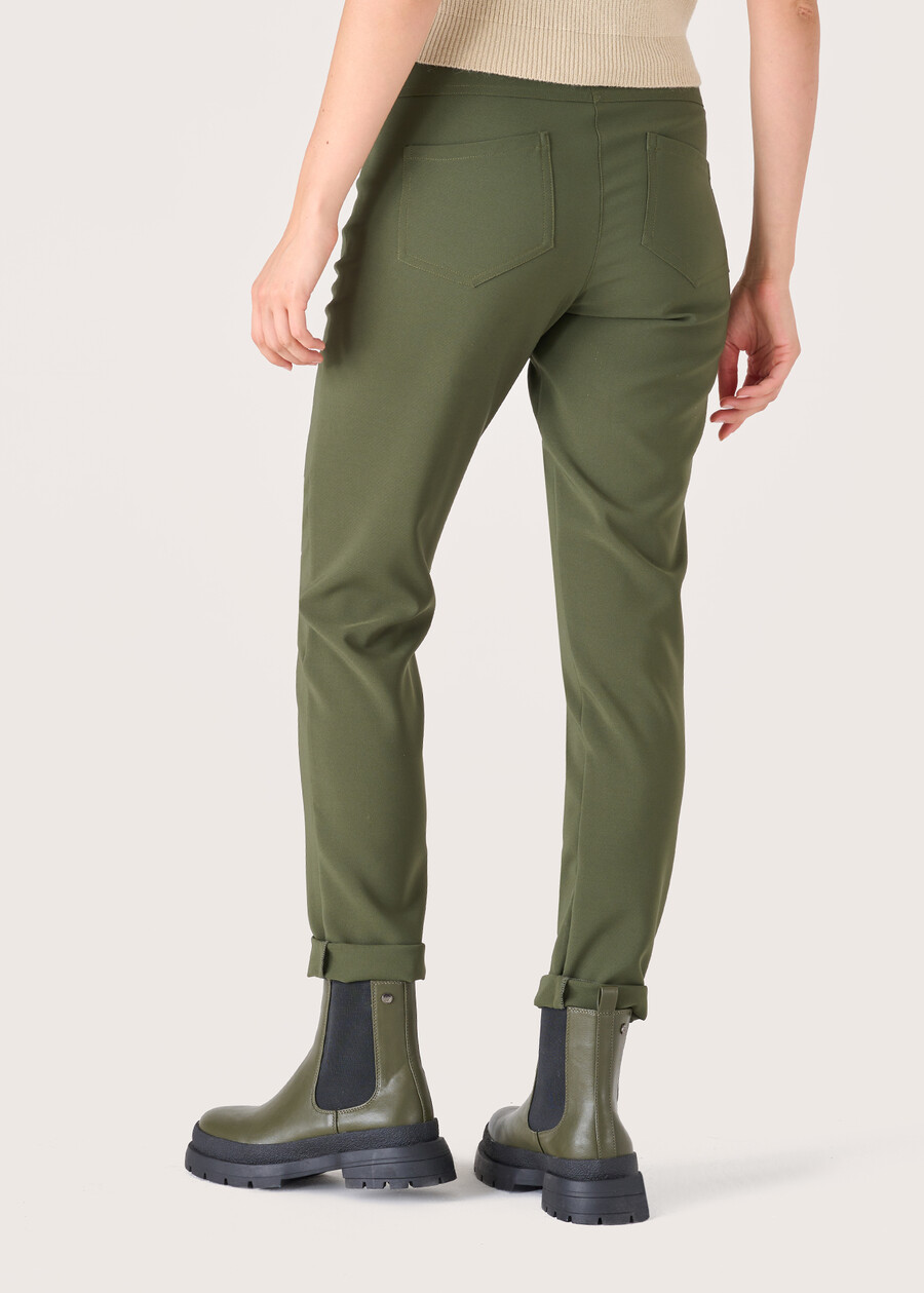 Kate tricotine trousers VERDE TIMO Woman , image number 4