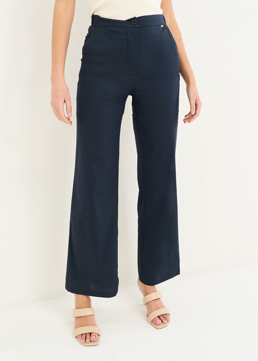 Pantaloni Pat in cotone VERDEBLU Donna , immagine n. 2