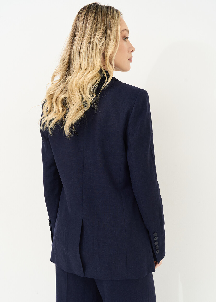 Giacca monopetto Geky MARRONEMABKSBLU Donna , immagine n. 3