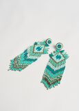 Goky hand-embroidered earrings AZZURO AZZURRO Woman image number 1