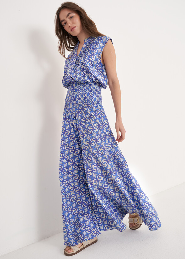 Pantaloni Poy A Gamba Larga BLU AVION Donna null