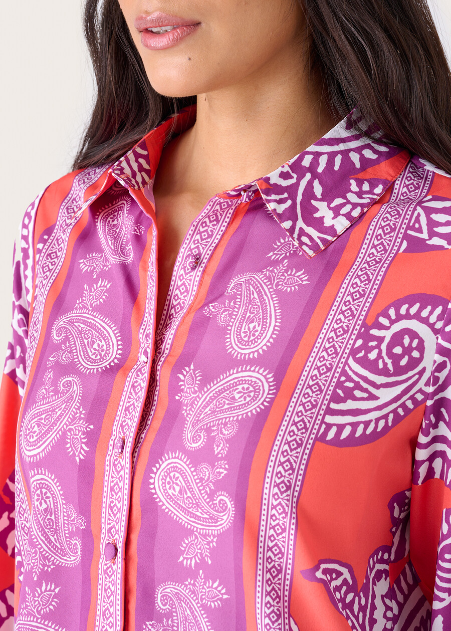 Camicia Cadye in crepe ARANCIO SUNRISE Donna , immagine n. 2
