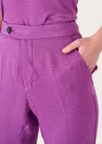 Pantaloni Alice effetto bagnato VIOLA GRAPE Donna immagine n. 3
