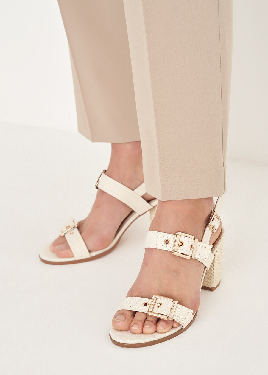 Surly canvas sandal BEIGE LATTE Woman , image number 1