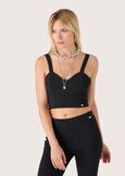 Top Torn stile corpetto NERO BLACKVERDE POKERVIOLA BEGONIA Donna immagine n. 1