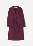 Clotilde belted wool-blend coat VERDE ALGAROSSO CHIANTI Woman image number 5