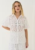 Camicia Cleopatra traforata BIANCO WHITE Donna immagine n. 1