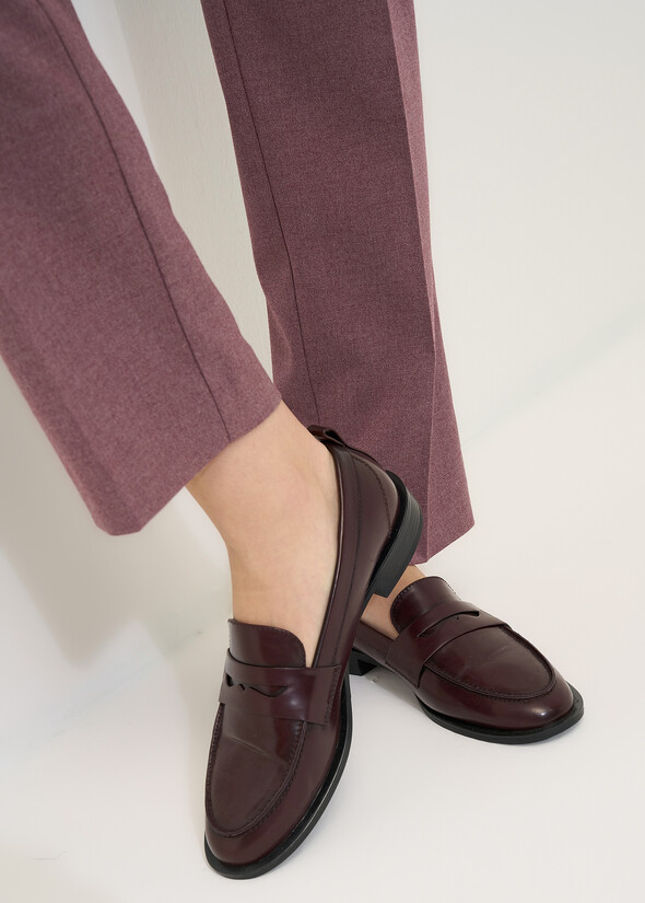 Mocassino Semm in ecopelle ROSSO BORDEAUX Donna null