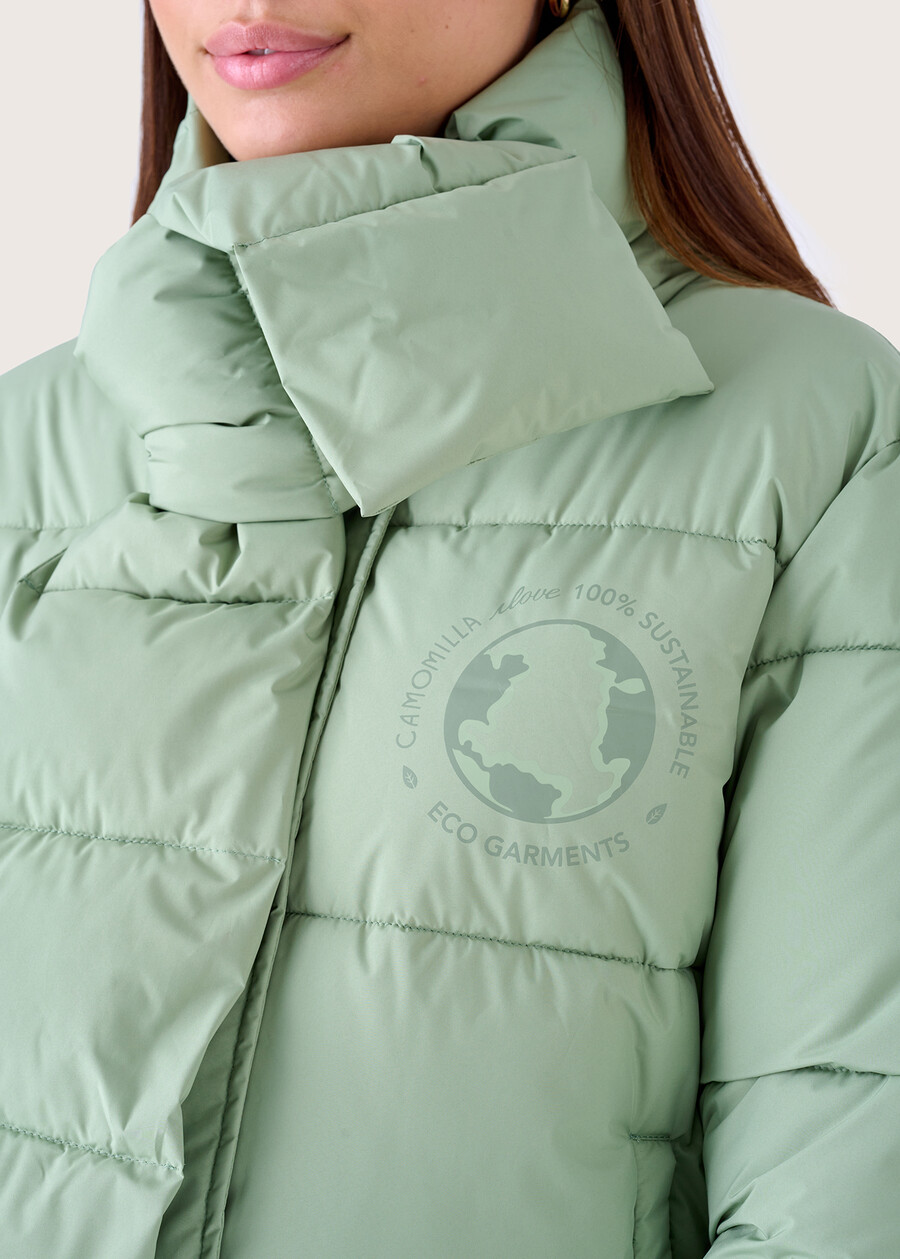 Piumino eco 100% riciclato Puff VERDE ECOVERDE ECO Donna , immagine n. 3