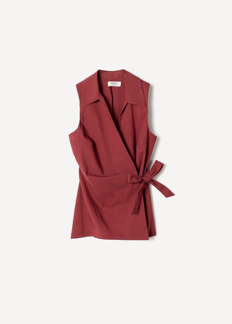 Camicia Tassiopea in cotone
 ROSSO BORDEAUX Donna , immagine n. 5