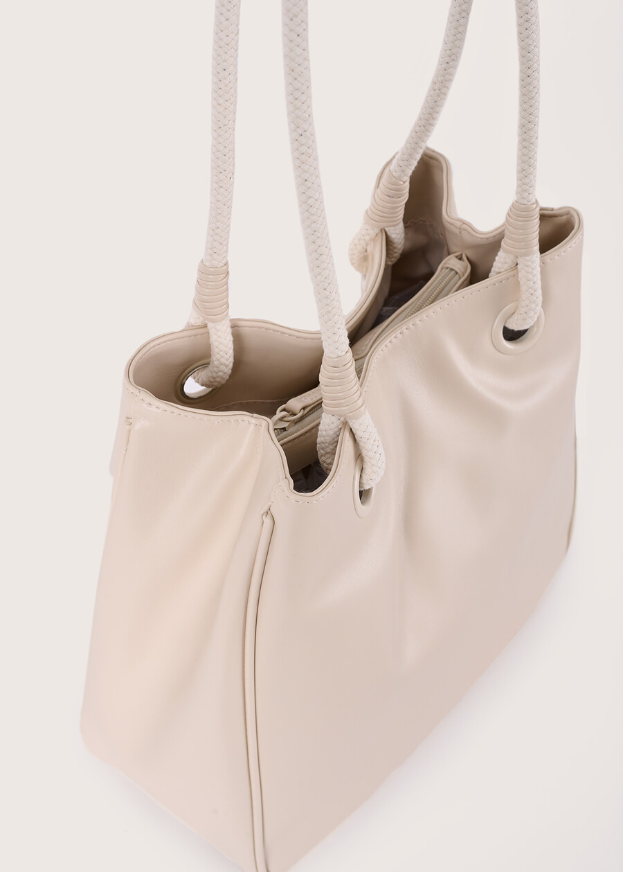 Borsa Bonny in ecopelle ricilata BEIGEROSSO CORALLOBLUE OLTREMARE VERDE SALAD Donna , immagine n. 2
