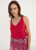 Telina V-Neck Tank Top VERDE GARDENROSA FUCSIA Woman image number 2