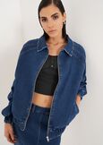 Giacca Girta in denim di cotone DENIM MEDIUM DENIM Donna immagine n. 1