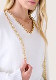 Crimea knitted cardigan BEIGE LATTE Woman image number 2