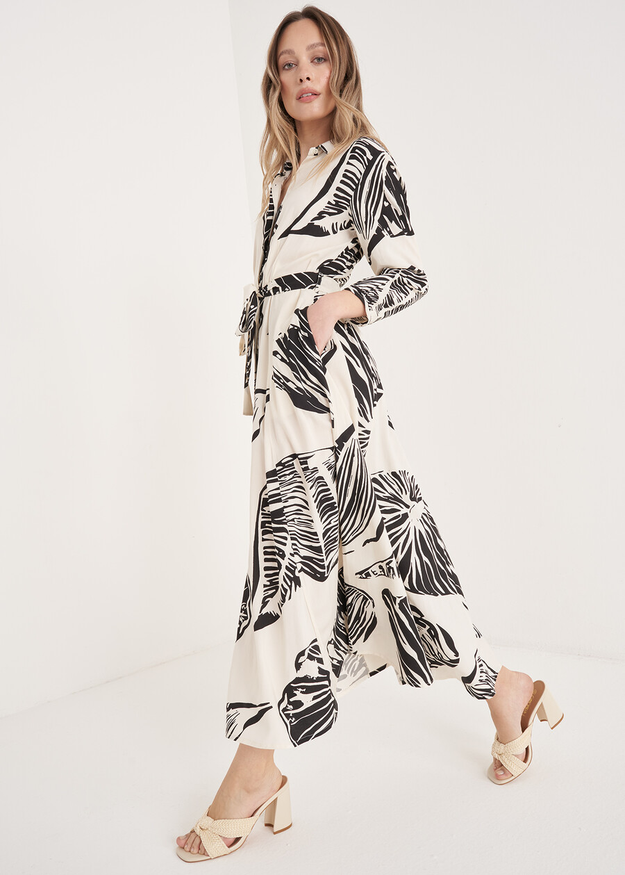 Alimba Printed Dress NERO BLACK Woman , image number 2