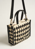 Borsa Besta In Corda Intrecciata NERO BLACKBEIGE CAMMELLO Donna immagine n. 3