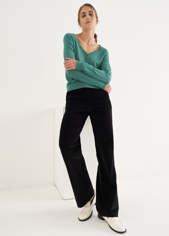 Set maglia Megans e pantalone Giorgia VERDE Donna null
