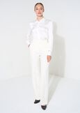 Alessia satin shirt NERO BLACKBEIGE LATTEBLU Woman image number 4