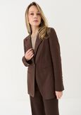 Geky single-breasted jacket MARRONE Woman image number 2