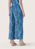 Plinia patterned trousers BLU FRENCH Woman image number 5
