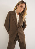 Giasmine checked blazer MARRONE TERRA Woman image number 2