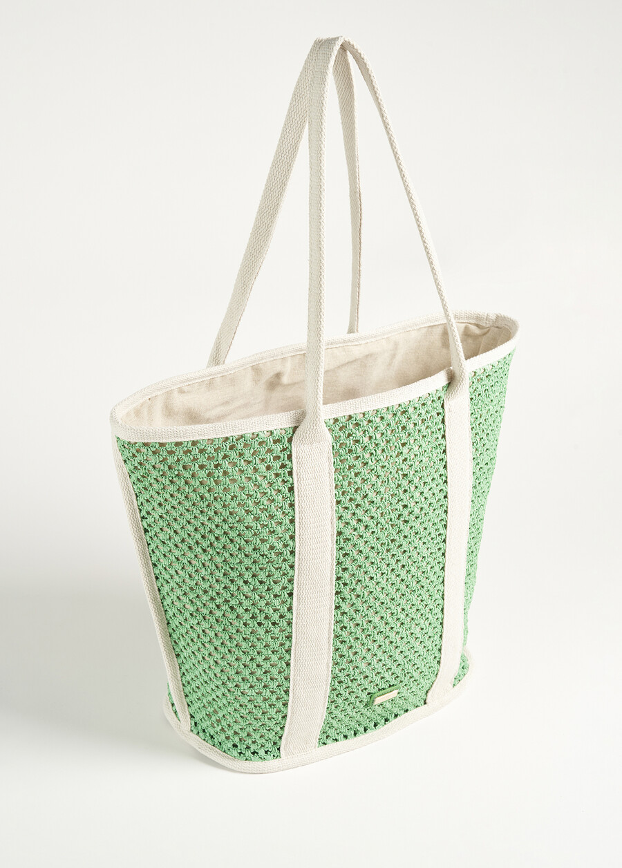 Borsa shopping Bossa in ecopelle VIOLA MAGENTAVERDE GARDEN Donna , immagine n. 3