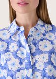 Caroly 100% cotton blouse BLU ABISSO Woman image number 2