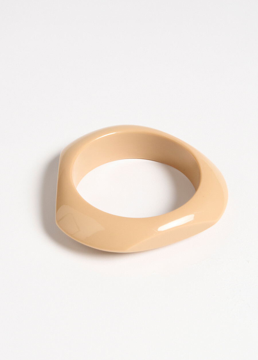 Bracciale rigido Giada in resina BEIGE Donna , immagine n. 1