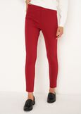 Kelly skinny Milano stitch trousers NERO BLACKROSSO Woman image number 2