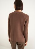 Marcella round-neck sweater VERDE ALGAMARRONE TERRA Woman image number 4