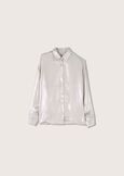 Camicia Cher in tessuto shimmer GRIGIO CLOUD Donna immagine n. 4