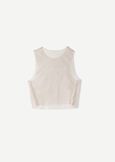 Top Tania in tessuto mesh ROSA NUDONERO BLACK Donna immagine n. 4