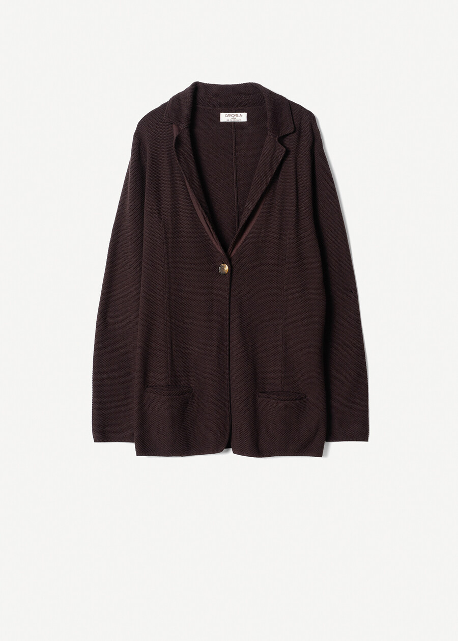 Cardigan giacca Cloe MARRONE CAFFEGRIGIO PERLA Donna , immagine n. 4