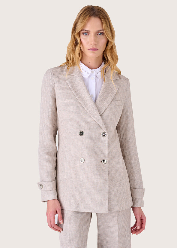 Gianna double-breasted blazer BEIGE Woman null
