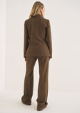 Pantalone Giorgia-H a quadri MARRONE TERRA Donna immagine n. 5
