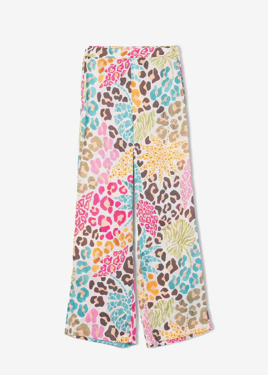 Giorgia animalier trousers BEIGE Woman , image number 6