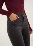 Pantaloni Kate skinny in velluto ROSSO BORDEAUXGRIGIO MEDIUM GREY Donna immagine n. 3