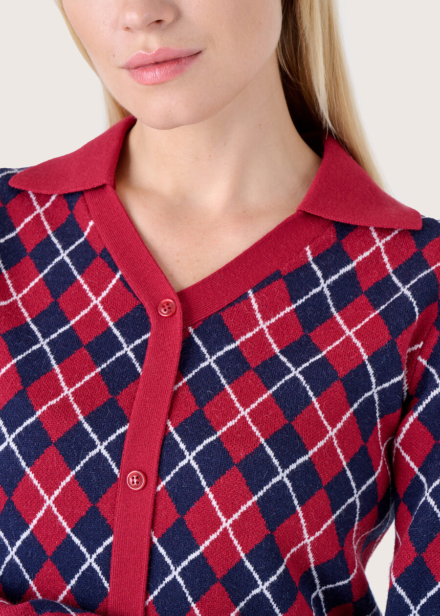 Money cardigan style jersey BLU LAGUNA Woman , image number 2