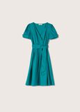 Abito Alba 100% cotone VERDE MENTA Donna immagine n. 4