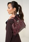 Baku faux leather bowling bag ROSSO BORDEAUX Woman image number 1