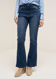 Jeans Cindy 5 tasche gamba flare con spacco DENIM MEDIUM DENIM Donna immagine n. 3