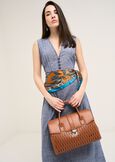 Brook perforated bowling bag MARRONE Woman image number 1