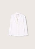 Camicia Carlett in cotone BIANCO WHITEBLU CELESTE Donna immagine n. 4