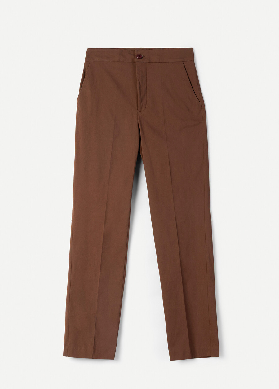 Pantalone Alice in bengalina BLUBIANCO WHITEMARRONENERO BLACK Donna , immagine n. 6