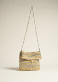 Pochette Brisette in Carta Intrecciata e Lurex BEIGEBEIGE Donna immagine n. 2
