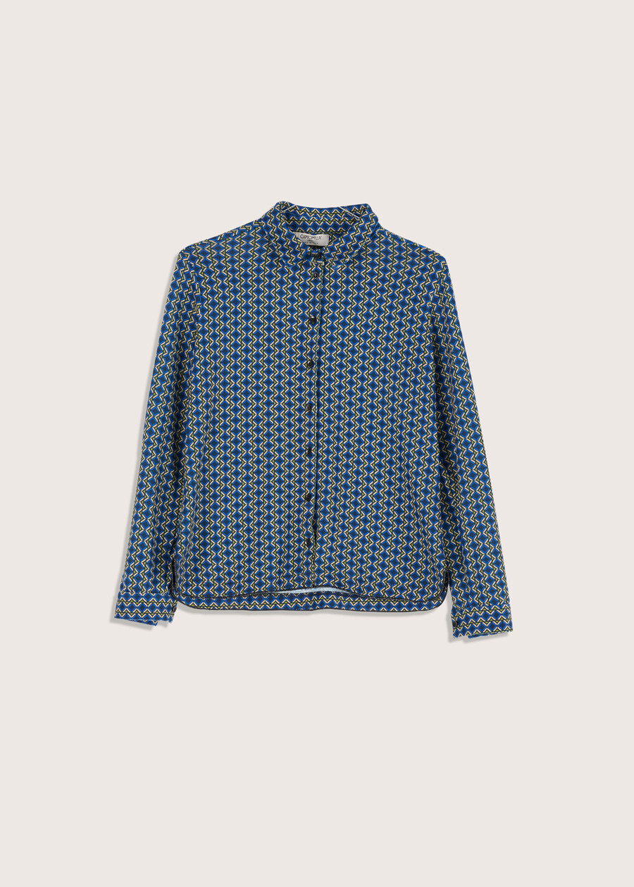 Alessia knitted shirt BLU COBALTO Woman , image number 4