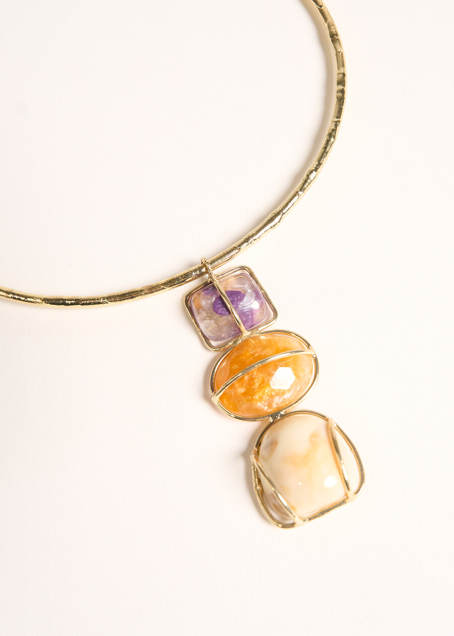 Collana Grace girocollo con pietre GOLD Donna , immagine n. 3